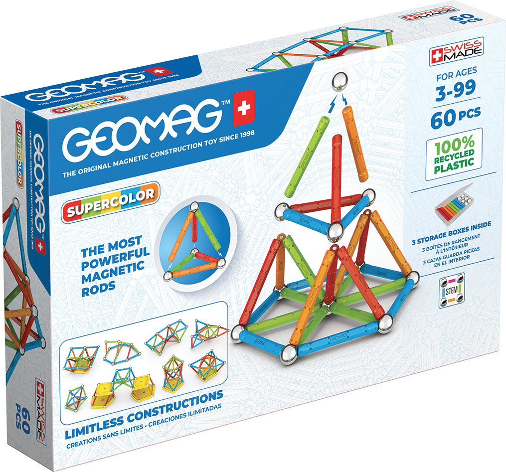 Geomag Supercolor Recycled 60 ks