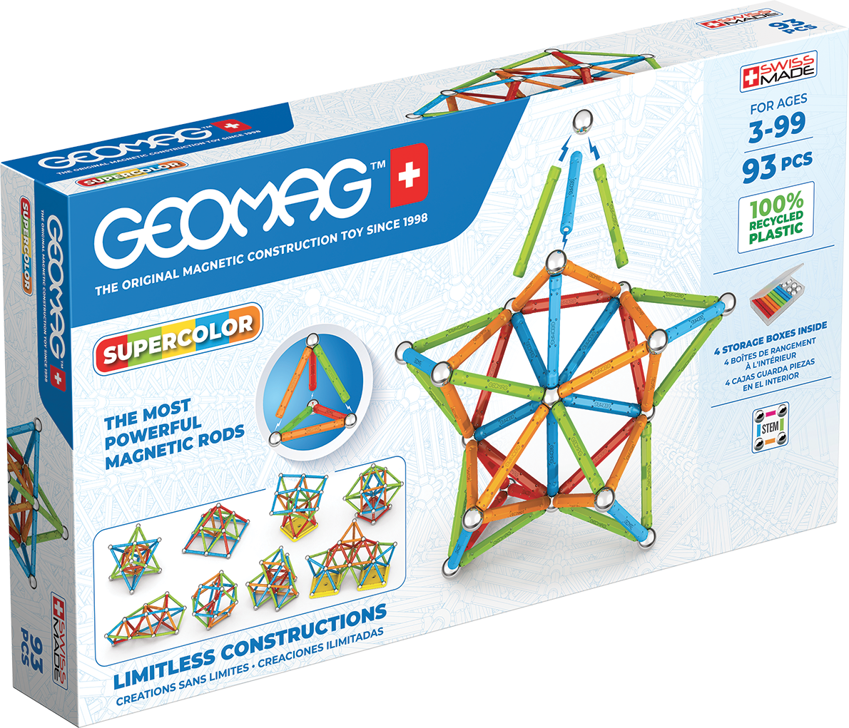 Geomag Supercolor Recycled 93 ks