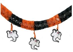 Obrázek produktu: Girlanda papírová Halloween duch, 3 m