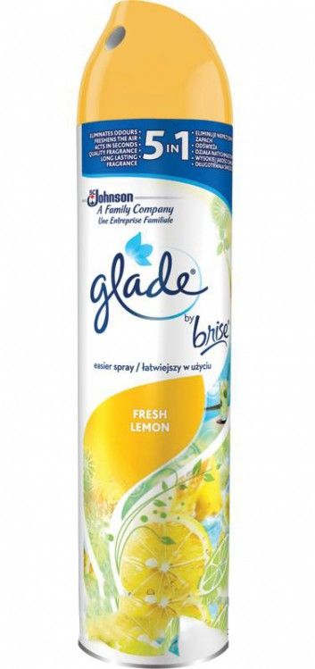 Osvěžovač vzduchu Glade aerosol - Fresh Lemon, 300 ml