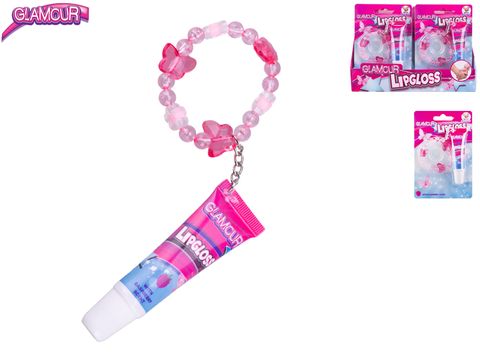 Obrázek produktu: Glamour lesk na rty 12 ml malinová příchuť s příveškem