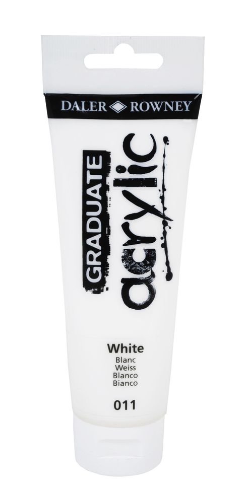 Obrázek produktu: Graduate akrylová barva 120 ml - Bílá