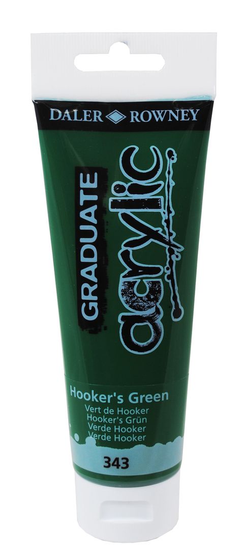 Obrázek produktu: Graduate akrylová barva 120 ml - HOOKERS zelená