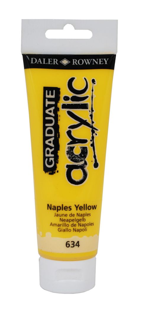 Obrázek produktu: Graduate akrylová barva 120 ml - Neapolská žluť
