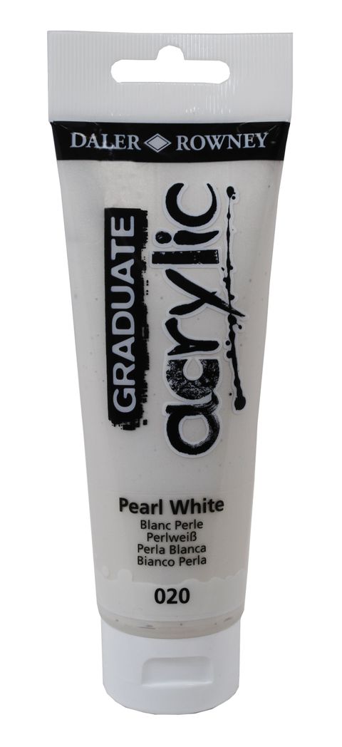 Obrázek produktu: Graduate akrylová barva 120 ml - Perleťová bílá