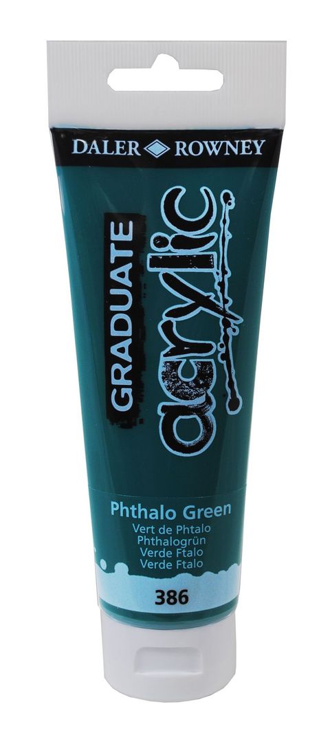 Obrázek produktu: Graduate akrylová barva 120 ml - Phthalo zelená