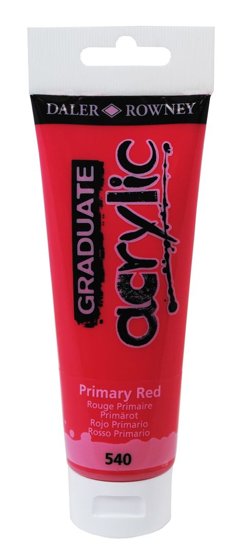 Obrázek produktu: Graduate akrylová barva 120 ml - Primární červená