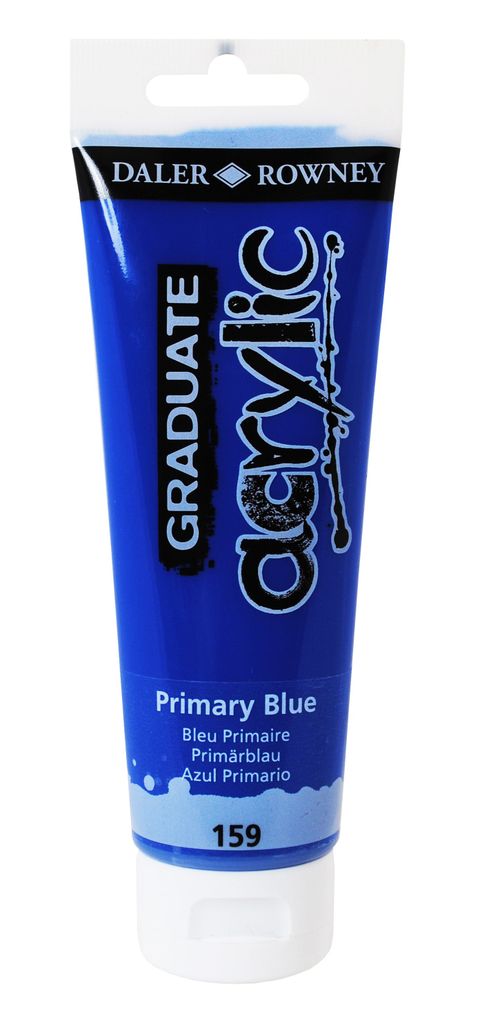 Obrázek produktu: Graduate akrylová barva 120 ml - Primární modrá