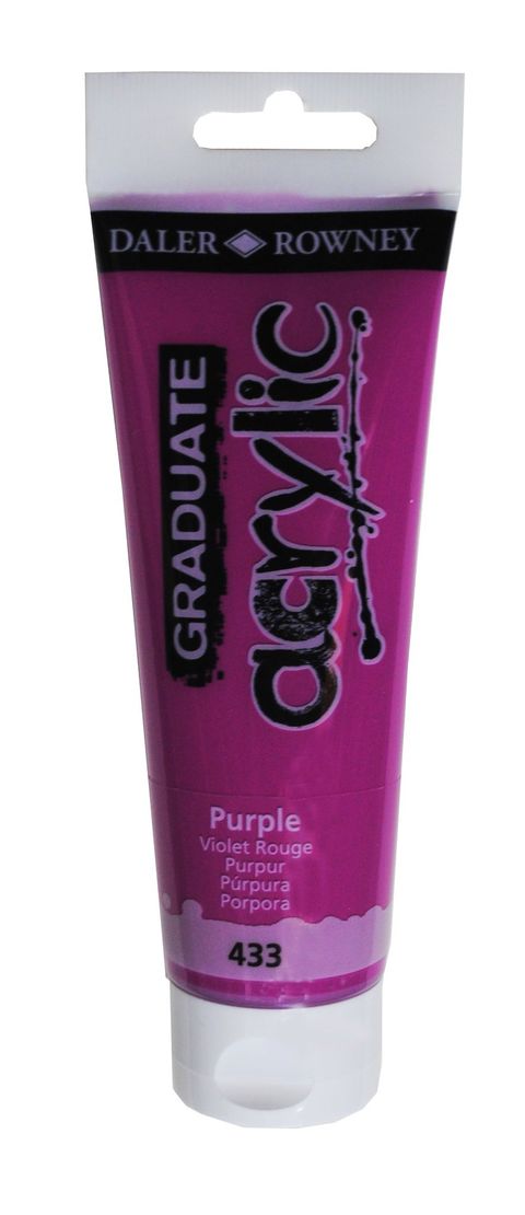 Obrázek produktu: Graduate akrylová barva 120 ml - Purpurová