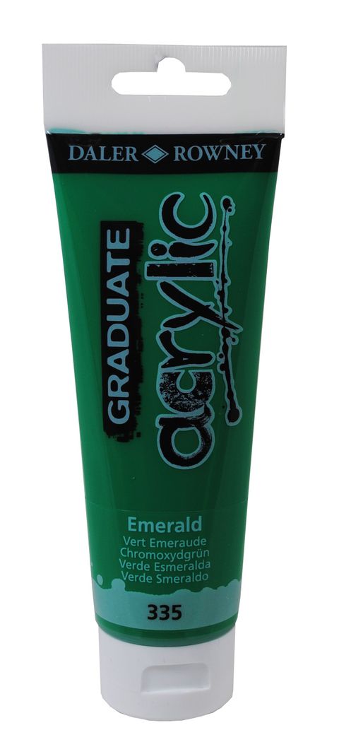 Obrázek produktu: Graduate akrylová barva 120 ml - Smaragdová
