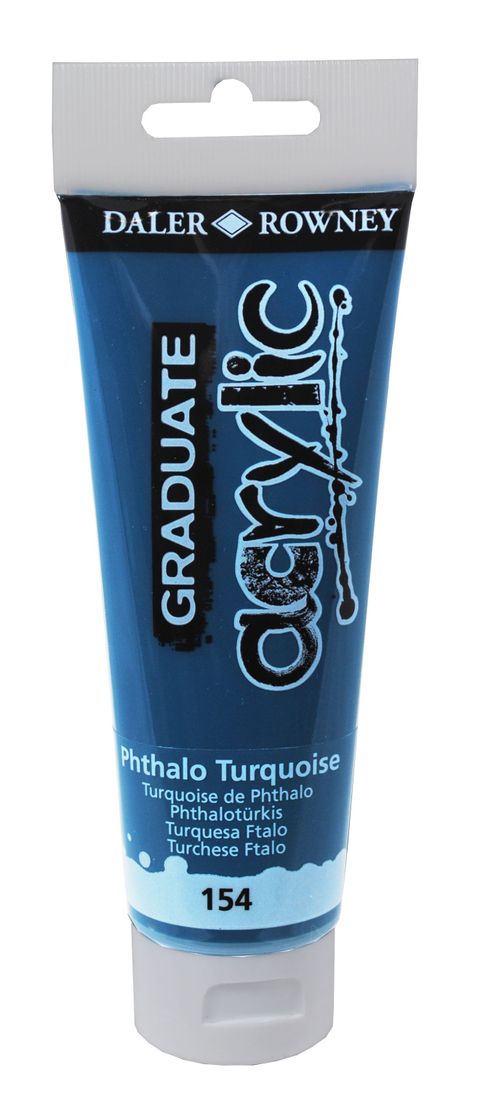 Obrázek produktu: Graduate akrylová barva 120 ml - Tyrkysová