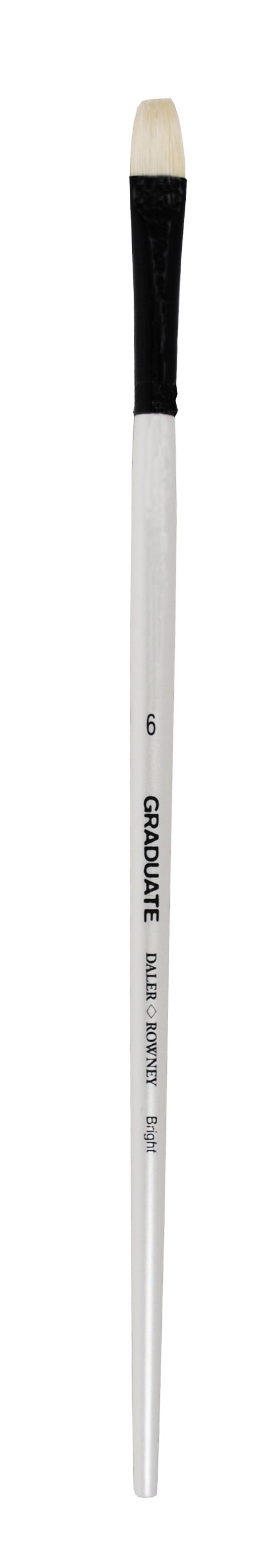 Graduate štětec štětina "Bristle Bright" dlouhá rukojeť, vel. 6