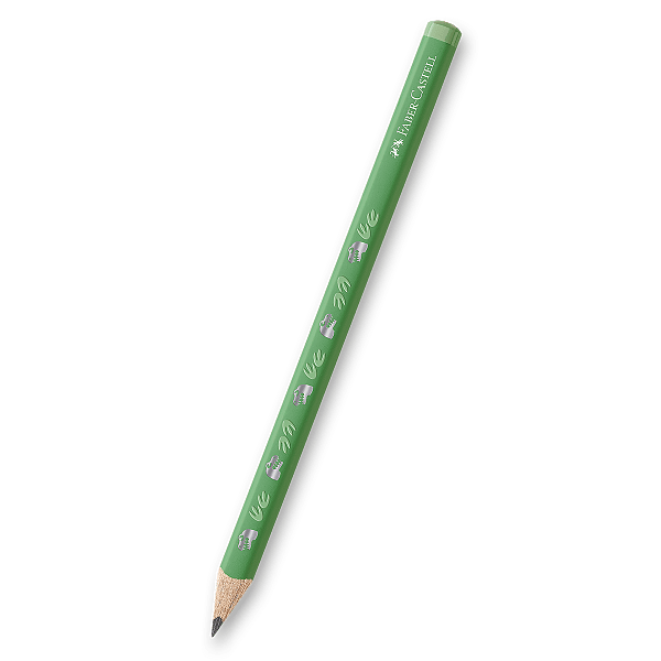 Grafitová tužka Faber-Castell trojhranná JUMBO HB - Dinosaurus - zelená