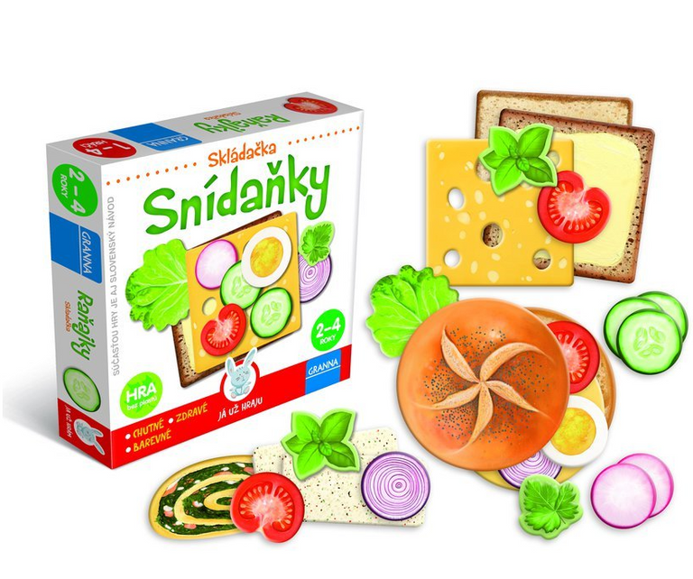 Granna Snídaňky - hra a skládací sada pro nejmenší