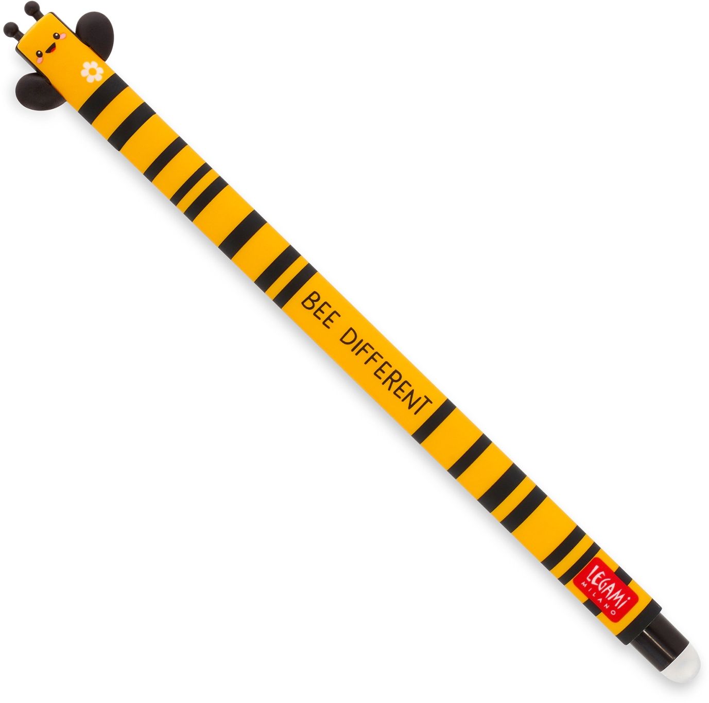 Gumovací pero Legami 0,7 mm - Bee - černá náplň