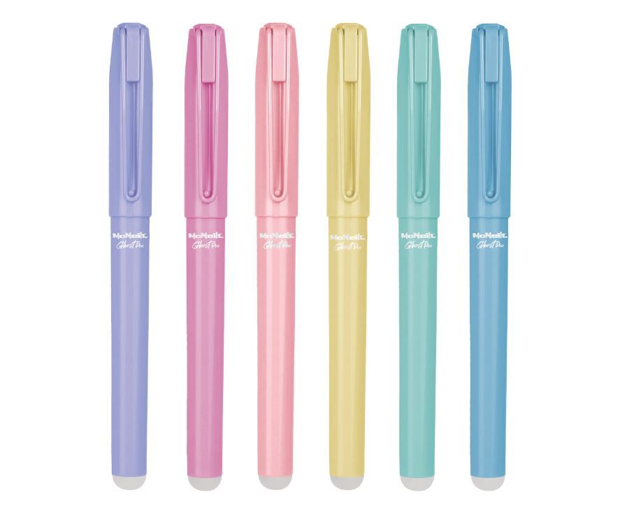 Gumovatelné bombičkové pero Colorino McNeill - Pastel, mix barev