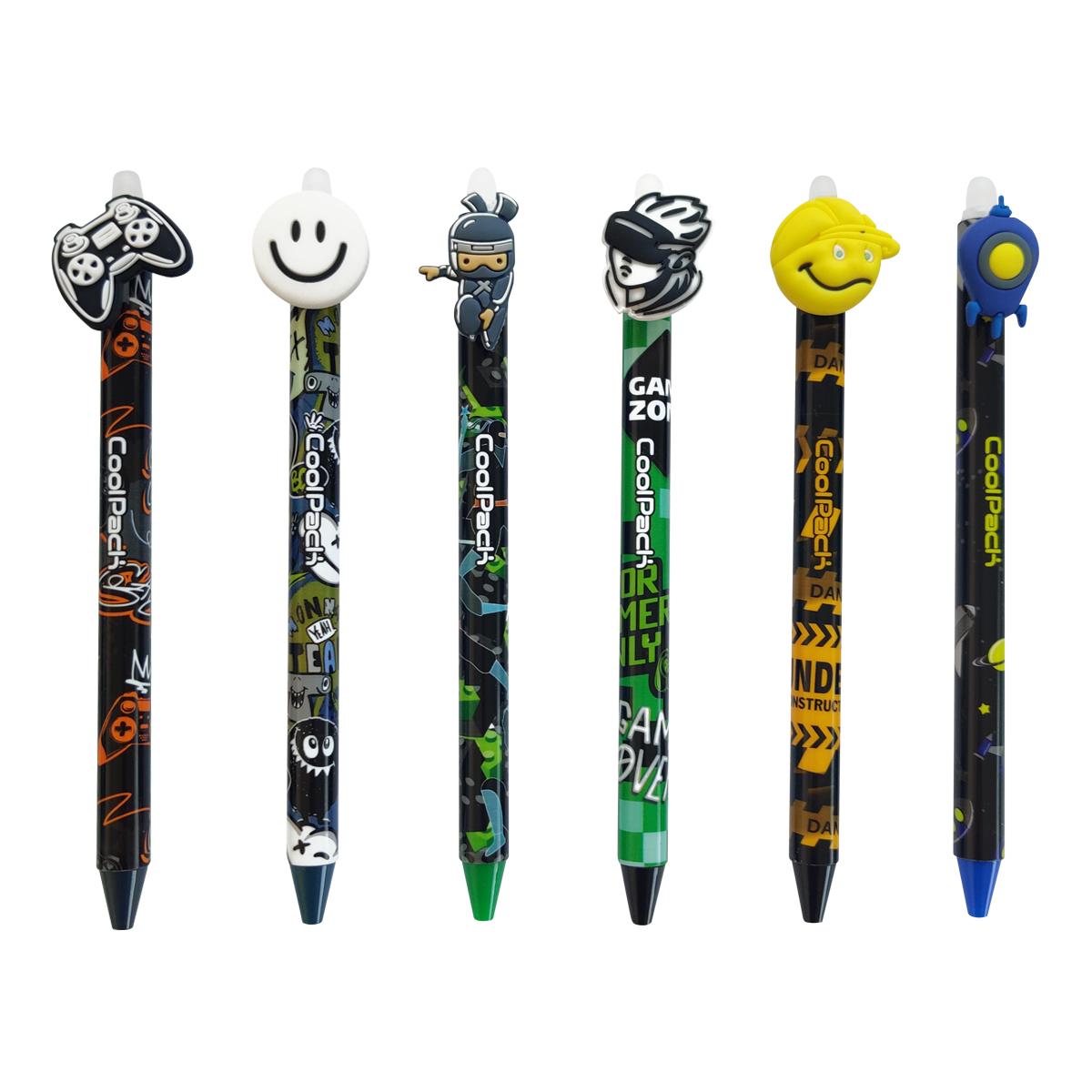 Gumovatelné pero Colorino - CoolPack Boys III, mix motivů