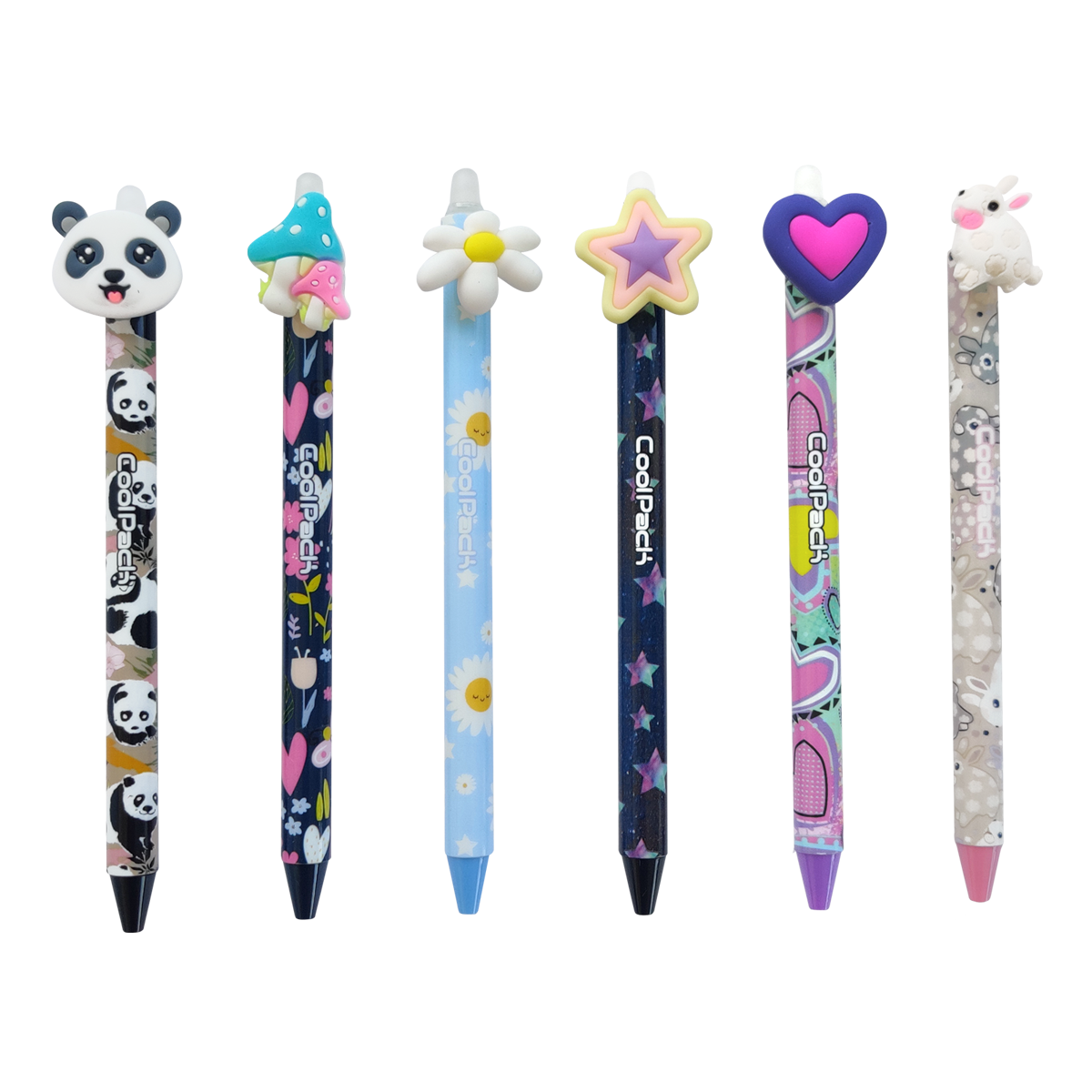 Gumovatelné pero Colorino - CoolPack Girls III, mix motivů