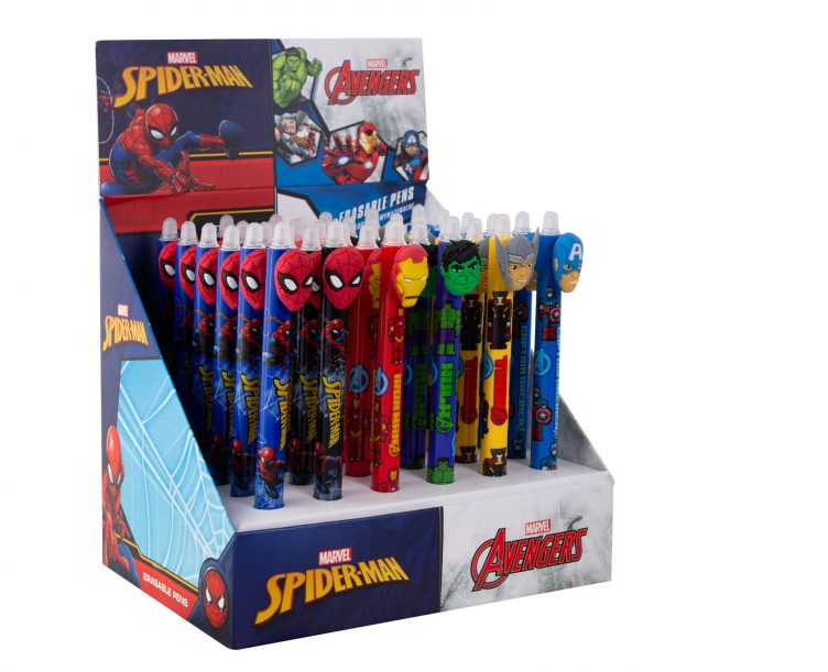 Gumovatelné pero Colorino - Marvel, mix motivů