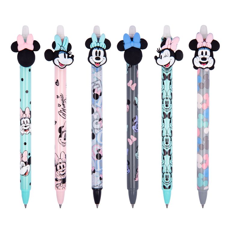 Gumovatelné pero Colorino - Minnie Mouse, mix motivů