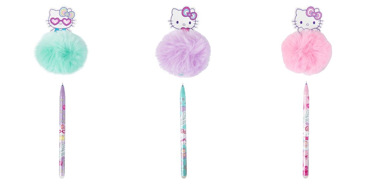 Gumovatelné pero Colorino POM-POM - Hello Kitty, mix motivů