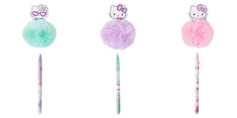 Gumovatelné pero Colorino POM-POM - Hello Kitty, mix motivů