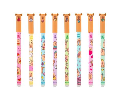 Obrázek produktu: Gumovatelné pero Colorino s víčkem - Kapybara, mix motivů