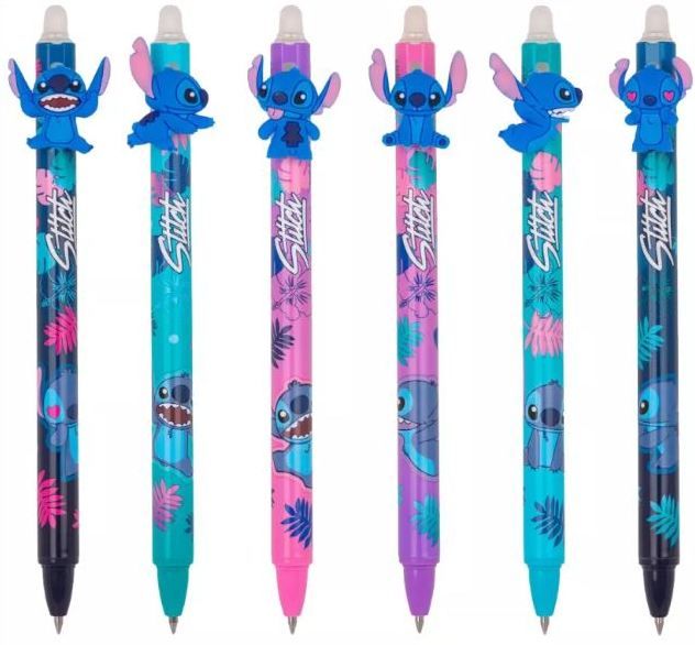 Gumovatelné pero Colorino - Stitch, mix motivů