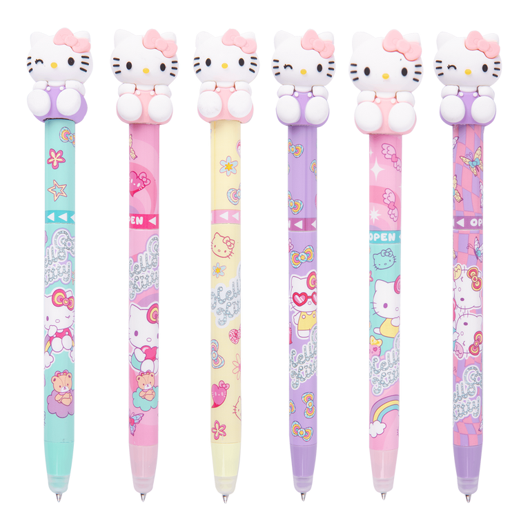 Gumovatelné pero Colorino twist - Hello Kitty, mix motivů
