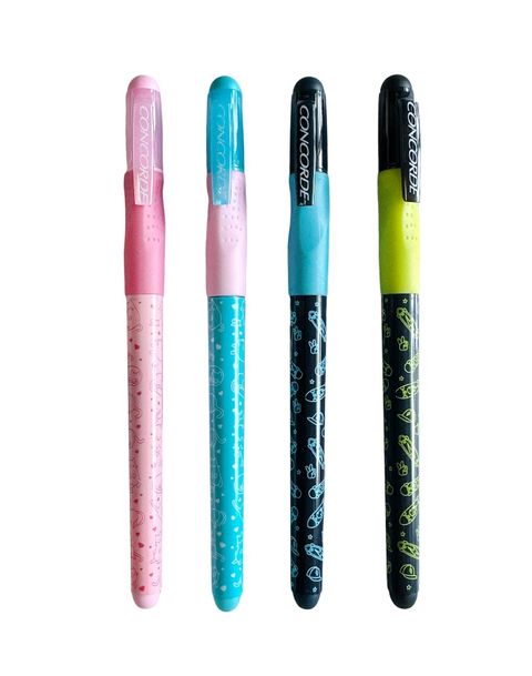 Obrázek produktu: Gumovatelné pero CONCORDE CoolMix 0,7 mm - mix barev