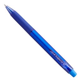 Obrázek produktu: Gumovatelné pero stiskací UNI 0,7 mm - modré