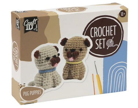 Obrázek produktu: Háčkovací sada Mopsíci (Pug Puppies)