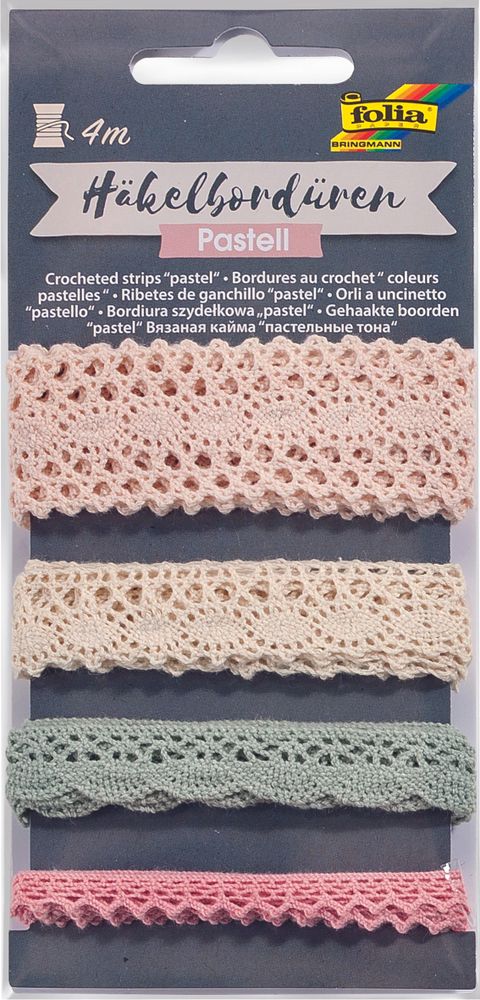 Obrázek produktu: Háčkované bordury - pastelové barvy