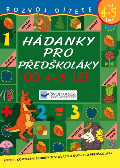 Obrázek produktu: Hádanky pro předškoláky 4 - 5 let