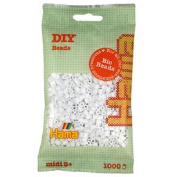 Obrázek produktu: HAMA BIO zažehlovací korálky MIDI 1000 - bílé
