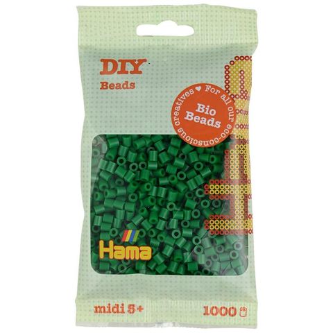 Obrázek produktu: HAMA BIO zažehlovací korálky MIDI 1000 - zelené