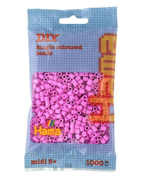 Obrázek produktu: HAMA korálky MIDI - pastelové růžové