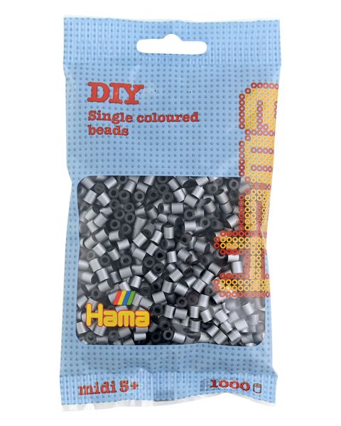 Obrázek produktu: HAMA korálky MIDI - stříbrné korálky