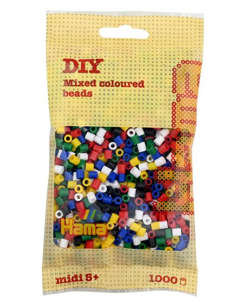 Obrázek produktu: HAMA Korálky MIDI v sáčku - mix barev
