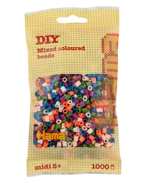Obrázek produktu: HAMA korálky mix MIDI - 1000 ks