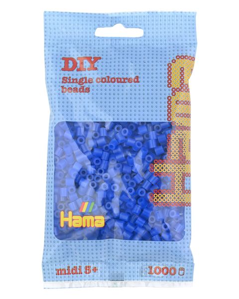 Obrázek produktu: HAMA korálky neonové modré - MIDI
