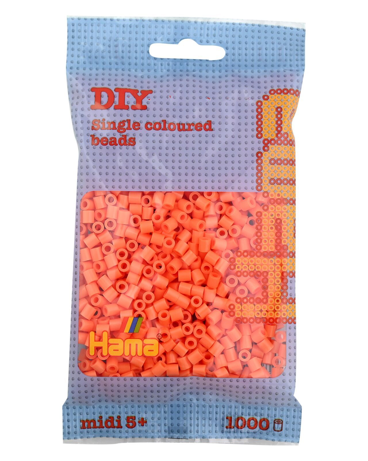 HAMA korálky oranžové MIDI - 1000 ks