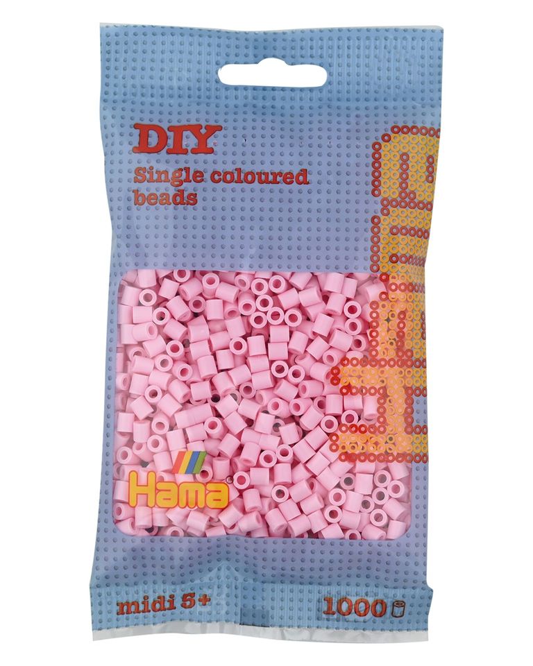 Levně HAMA korálky světle růžové MIDI - 1000 ks