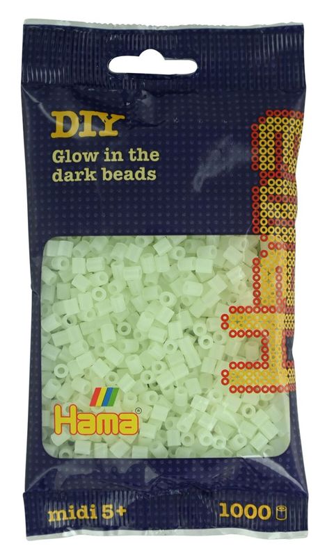 Obrázek produktu: HAMA Svítící korálky MIDI - zelené