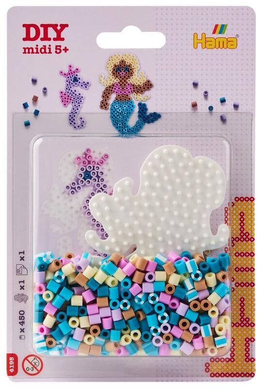 HAMA Zažehlovací korálky MIDI - Mořská panna