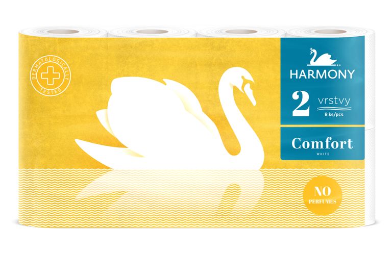 Harmony Comfort toaletní papír 2 vrstvý (8 ks)