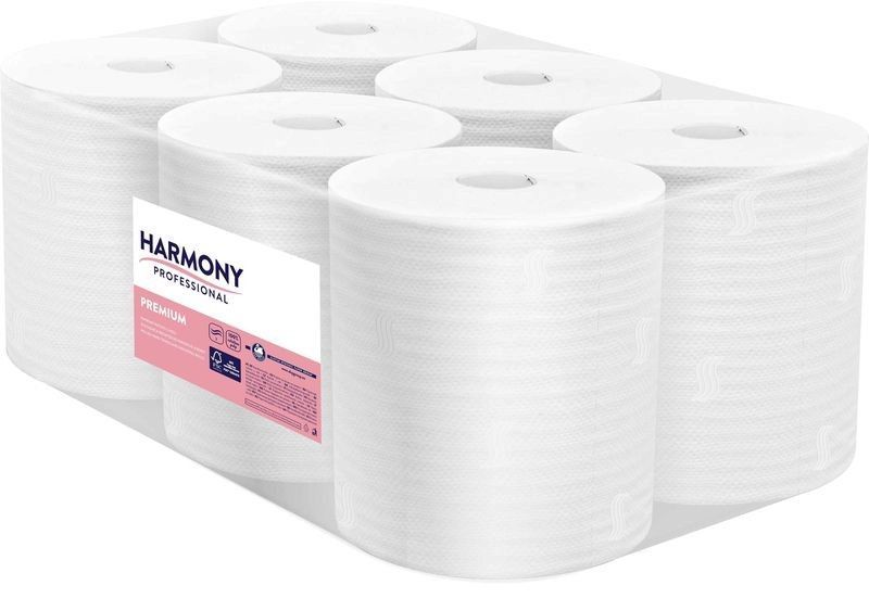 Harmony Profesional papírové ručníky 2 vrstvé (6 rolí)