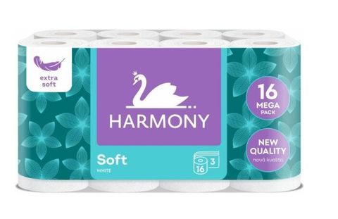 Obrázek produktu: Harmony Soft toaletní papír 3 vrstvý (16 ks)