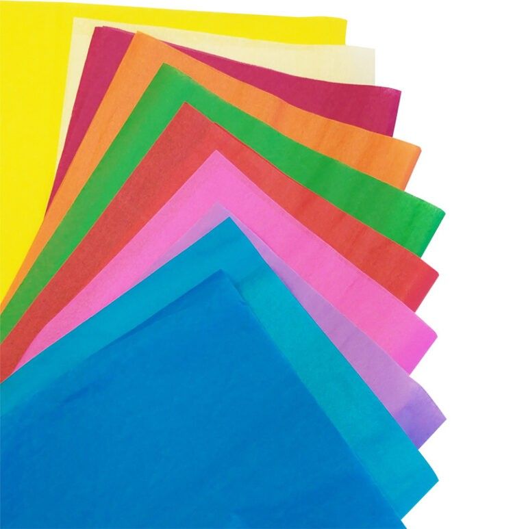 Hedvábný papír 20g A3 - 42 x 29,7 cm - MIX 10 barev