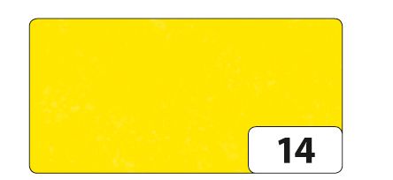 Obrázek produktu: Hedvábný papír 50 × 70 cm, 20 g, 26 listů - barva banánová